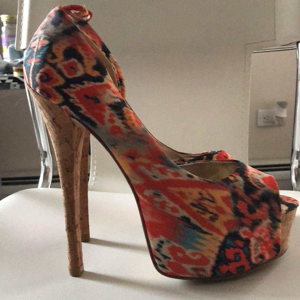 Chinese Laundry peep toe stilettos